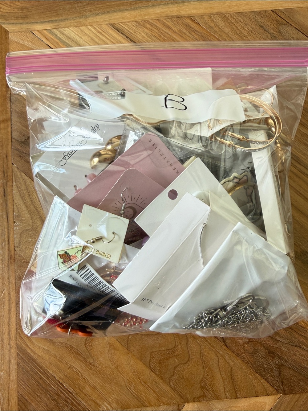 1lb+ Bulk Craft Jewelry Lot Broken, Tarnished, Incomplete Pieces Upcycling & DIY